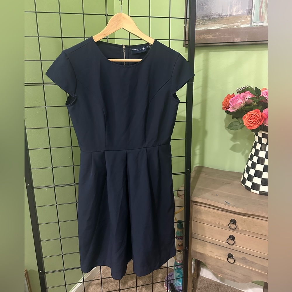 Anchors & Dove Navy Blue Baby Doll Dress Size 6